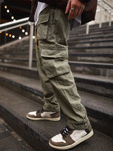 Load image into Gallery viewer, Cargo Pants Men 2021 Hip Hop Streetwear Jogger Pant FashionTrousers Gyms Fitness Casual Joggers Sweatpants Men Pants
