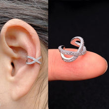 Load image into Gallery viewer, 1Pc Helix Cartilage Conch Fake Without Piercing Cuff Earring Earcuff Wrap Rock Earring Cuff No Piercing Women Clip Adjustable
