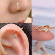 Load image into Gallery viewer, 1Pc Helix Cartilage Conch Fake Without Piercing Cuff Earring Earcuff Wrap Rock Earring Cuff No Piercing Women Clip Adjustable
