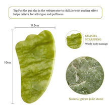 Load image into Gallery viewer, Natural Rose Jade Gua Sha Gouache Scraper Massager for Face Body Facial Skin Lifting Wrinkle Remove Beauty SPA Care Tools
