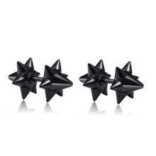 Load image into Gallery viewer, New Popular 1Pair Stainless Steel Ear Stud/Ear Clip Dangle Earrings For Men/Women Punk Black Piercing Fake Earrings Jewelry Gift
