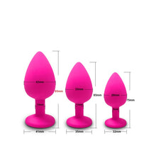 Load image into Gallery viewer, Anal Plug Butt Sex Toys for Women Men Soft Silicone Prostate Massager Mini Erotic Bullet Vibrator Anal Toys for Adults 18
