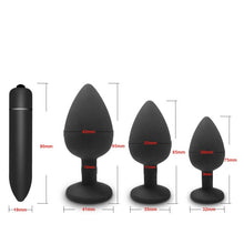Load image into Gallery viewer, Anal Plug Butt Sex Toys for Women Men Soft Silicone Prostate Massager Mini Erotic Bullet Vibrator Anal Toys for Adults 18
