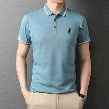 Load image into Gallery viewer, Top Grade New Designer Logo Brand Summer Mens Polo Shirts With Short Sleeve Turn Down Collar Casual Tops Fashions Men Clothing

