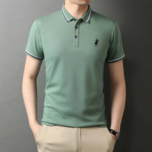 Load image into Gallery viewer, Top Grade New Designer Logo Brand Summer Mens Polo Shirts With Short Sleeve Turn Down Collar Casual Tops Fashions Men Clothing
