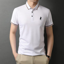 Load image into Gallery viewer, Top Grade New Designer Logo Brand Summer Mens Polo Shirts With Short Sleeve Turn Down Collar Casual Tops Fashions Men Clothing
