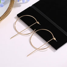 Load image into Gallery viewer, LATS Fashion Distortion Interweave Twist Metal Circle Geometric Round Hoop Earrings for Women Accessories Retro Party Jewelry
