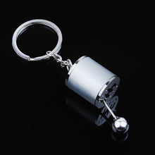 Load image into Gallery viewer, Creative gift car metal keychain turbo gear hub pendant brake disc shock absorber Pendant
