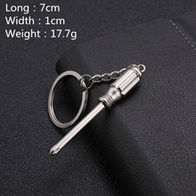 Load image into Gallery viewer, Creative gift car metal keychain turbo gear hub pendant brake disc shock absorber Pendant
