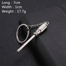 Load image into Gallery viewer, Creative gift car metal keychain turbo gear hub pendant brake disc shock absorber Pendant
