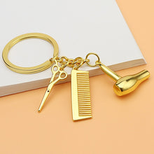 Load image into Gallery viewer, Creative gift car metal keychain turbo gear hub pendant brake disc shock absorber Pendant
