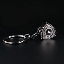 Load image into Gallery viewer, Creative gift car metal keychain turbo gear hub pendant brake disc shock absorber Pendant
