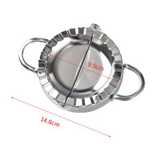 Load image into Gallery viewer, Stainless Steel Dumplings Tool Lazy DIY Jiaozi Maker Device Easy Dumpling Peeling Slicer Mold  Kitchen Accessories
