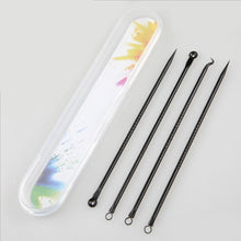 Load image into Gallery viewer, 4PCS Acne Blackhead Comedone Black Spot Pimple Blemish Remover Skin Care Women Beauty Acne Treatment Pore Cleanser Needle Hook
