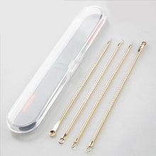 Load image into Gallery viewer, 4PCS Acne Blackhead Comedone Black Spot Pimple Blemish Remover Skin Care Women Beauty Acne Treatment Pore Cleanser Needle Hook

