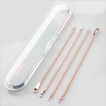 Load image into Gallery viewer, 4PCS Acne Blackhead Comedone Black Spot Pimple Blemish Remover Skin Care Women Beauty Acne Treatment Pore Cleanser Needle Hook
