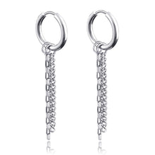 Load image into Gallery viewer, New Punk Stainless Steel Chain Hoop Earrings For Women Men 2021 Trendy Goth Pop Hip Hop Pendants Ear Jewelry Accessories Earring
