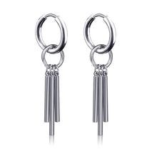 Load image into Gallery viewer, New Punk Stainless Steel Chain Hoop Earrings For Women Men 2021 Trendy Goth Pop Hip Hop Pendants Ear Jewelry Accessories Earring
