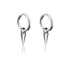 Load image into Gallery viewer, New Punk Stainless Steel Chain Hoop Earrings For Women Men 2021 Trendy Goth Pop Hip Hop Pendants Ear Jewelry Accessories Earring
