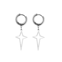 Load image into Gallery viewer, New Punk Stainless Steel Chain Hoop Earrings For Women Men 2021 Trendy Goth Pop Hip Hop Pendants Ear Jewelry Accessories Earring
