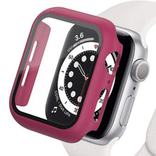 Load image into Gallery viewer, Tempered Glass+Matte Watch Cover  for Apple Watch Case 44mm 40mm 42mm 38mm  Bumper+Screen Protector for Iwatch SE 6 5 4 3 2 1
