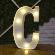 Load image into Gallery viewer, Alphabet Letter LED Lights Luminous Number Lamp Decor  Battery Night Light for home Wedding Birthday Christmas party Decoration
