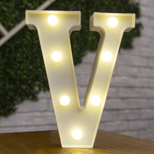 Load image into Gallery viewer, Alphabet Letter LED Lights Luminous Number Lamp Decor  Battery Night Light for home Wedding Birthday Christmas party Decoration
