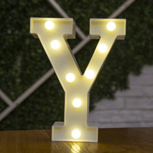 Load image into Gallery viewer, Alphabet Letter LED Lights Luminous Number Lamp Decor  Battery Night Light for home Wedding Birthday Christmas party Decoration
