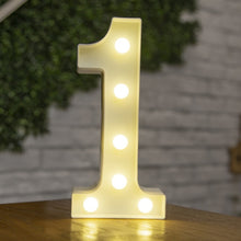 Load image into Gallery viewer, Alphabet Letter LED Lights Luminous Number Lamp Decor  Battery Night Light for home Wedding Birthday Christmas party Decoration
