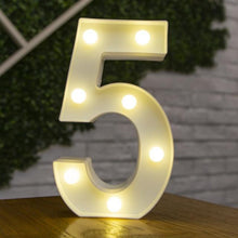 Load image into Gallery viewer, Alphabet Letter LED Lights Luminous Number Lamp Decor  Battery Night Light for home Wedding Birthday Christmas party Decoration
