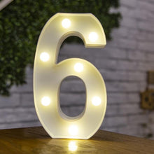 Load image into Gallery viewer, Alphabet Letter LED Lights Luminous Number Lamp Decor  Battery Night Light for home Wedding Birthday Christmas party Decoration
