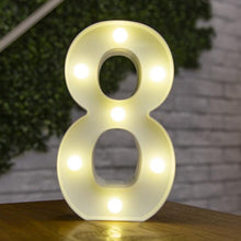 Load image into Gallery viewer, Alphabet Letter LED Lights Luminous Number Lamp Decor  Battery Night Light for home Wedding Birthday Christmas party Decoration
