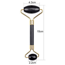Load image into Gallery viewer, Roller massager For Face Jade Stone Massage Roller Facial Natural Scraper Face lifting Gua Sha Body Back Slimming massage roller
