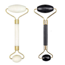 Load image into Gallery viewer, Roller massager For Face Jade Stone Massage Roller Facial Natural Scraper Face lifting Gua Sha Body Back Slimming massage roller
