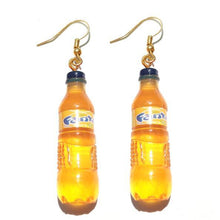 Load image into Gallery viewer, Earring For Women Resin Drop Custom Made Handmade Cute Girls Gift Eardrop Coffee Drink Funny Liquor Spirits Bottle Cans
