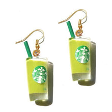 Load image into Gallery viewer, Earring For Women Resin Drop Custom Made Handmade Cute Girls Gift Eardrop Coffee Drink Funny Liquor Spirits Bottle Cans
