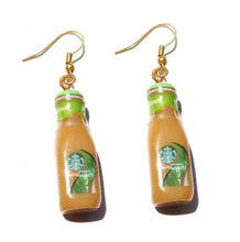 Load image into Gallery viewer, Earring For Women Resin Drop Custom Made Handmade Cute Girls Gift Eardrop Coffee Drink Funny Liquor Spirits Bottle Cans
