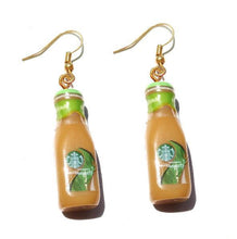 Load image into Gallery viewer, Earring For Women Resin Drop Custom Made Handmade Cute Girls Gift Eardrop Coffee Drink Funny Liquor Spirits Bottle Cans
