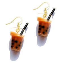 Load image into Gallery viewer, Earring For Women Resin Drop Custom Made Handmade Cute Girls Gift Eardrop Coffee Drink Funny Liquor Spirits Bottle Cans
