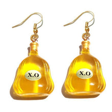 Load image into Gallery viewer, Earring For Women Resin Drop Custom Made Handmade Cute Girls Gift Eardrop Coffee Drink Funny Liquor Spirits Bottle Cans
