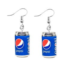 Load image into Gallery viewer, Earring For Women Resin Drop Custom Made Handmade Cute Girls Gift Eardrop Coffee Drink Funny Liquor Spirits Bottle Cans
