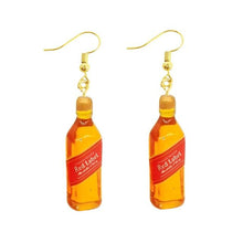 Load image into Gallery viewer, Earring For Women Resin Drop Custom Made Handmade Cute Girls Gift Eardrop Coffee Drink Funny Liquor Spirits Bottle Cans
