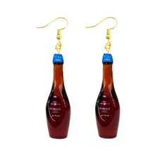 Load image into Gallery viewer, Earring For Women Resin Drop Custom Made Handmade Cute Girls Gift Eardrop Coffee Drink Funny Liquor Spirits Bottle Cans
