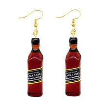 Load image into Gallery viewer, Earring For Women Resin Drop Custom Made Handmade Cute Girls Gift Eardrop Coffee Drink Funny Liquor Spirits Bottle Cans

