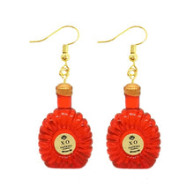 Load image into Gallery viewer, Earring For Women Resin Drop Custom Made Handmade Cute Girls Gift Eardrop Coffee Drink Funny Liquor Spirits Bottle Cans
