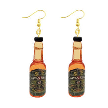 Load image into Gallery viewer, Earring For Women Resin Drop Custom Made Handmade Cute Girls Gift Eardrop Coffee Drink Funny Liquor Spirits Bottle Cans
