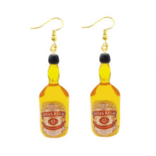 Load image into Gallery viewer, Earring For Women Resin Drop Custom Made Handmade Cute Girls Gift Eardrop Coffee Drink Funny Liquor Spirits Bottle Cans
