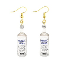 Load image into Gallery viewer, Earring For Women Resin Drop Custom Made Handmade Cute Girls Gift Eardrop Coffee Drink Funny Liquor Spirits Bottle Cans

