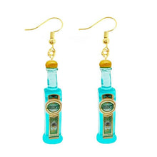 Load image into Gallery viewer, Earring For Women Resin Drop Custom Made Handmade Cute Girls Gift Eardrop Coffee Drink Funny Liquor Spirits Bottle Cans
