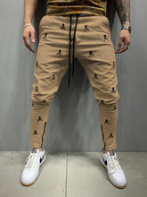 Load image into Gallery viewer, 2021 Spring and Autumn Hot Sale 3D Printing  Zipper Hip Hop Breathable Men&#39;s Pants Sports Trend Casual Slim Jogging Pencil Pants
